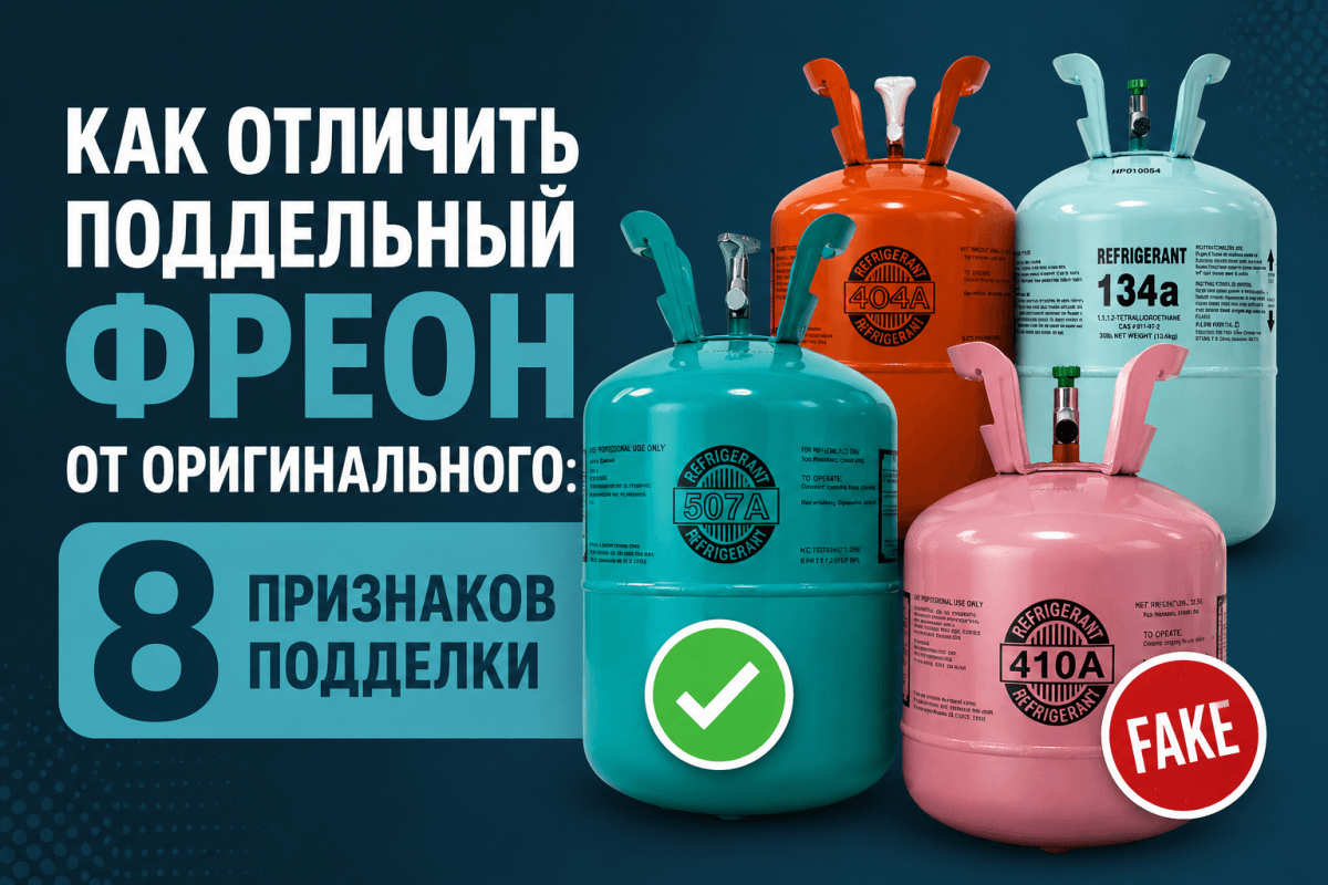 Как отличить поддельный фреон от оригинального — признаки контрафактного хладагента